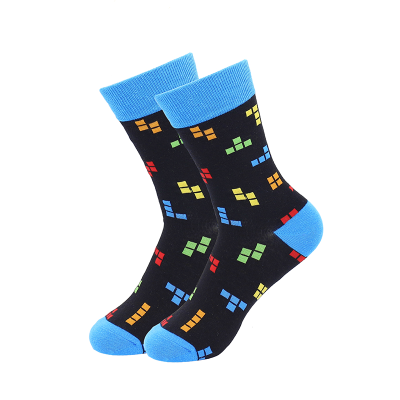 ジャカードウィメンズミッドカーフソックス