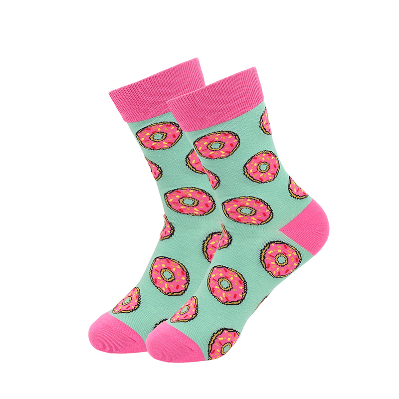 ジャカードウィメンズミッドカーフソックス