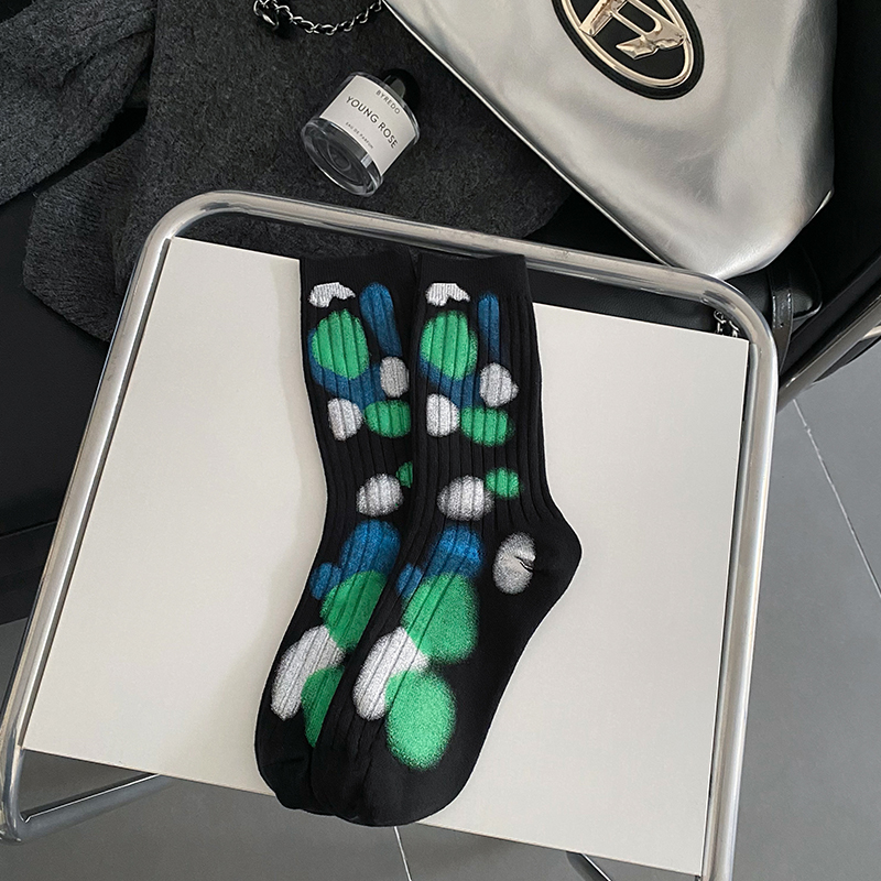 タイダイ水玉ソックス