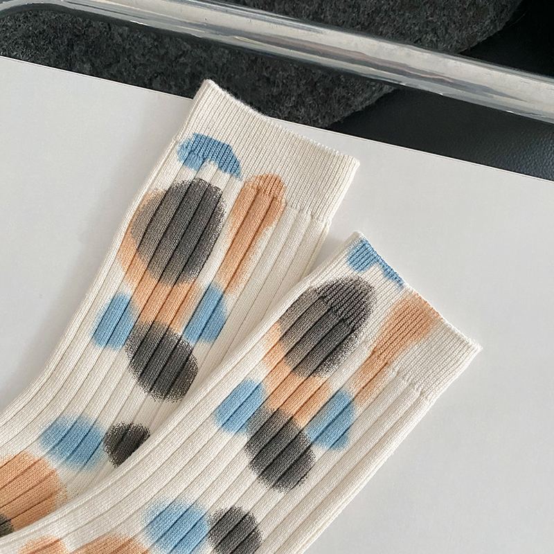 タイダイ水玉ソックス