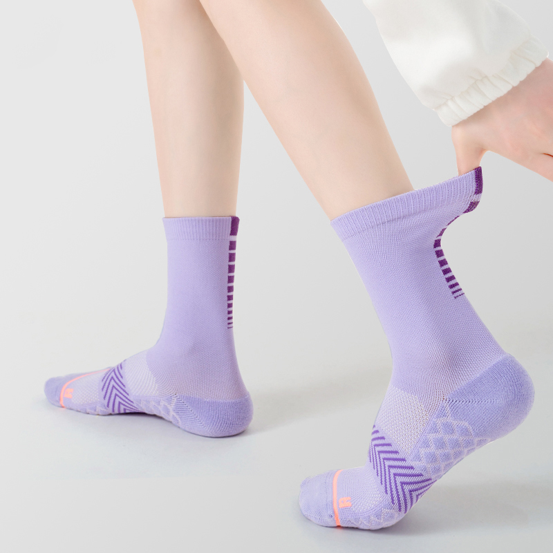アウトドアサイクリング 甲メッシュメッシュ 速乾性コンプレッションソックス